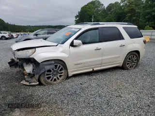 2013 GMC Acadia Denali z VIN 1GKKVTKD5DJ136625, wystawiony jako Copart lot #57758155 z przebiegiem Nie podano mil oraz Szkoda całkowita • Salvage title. Historia ofert i sprzedaży dostępna na DreamBid. Obrazek 1.