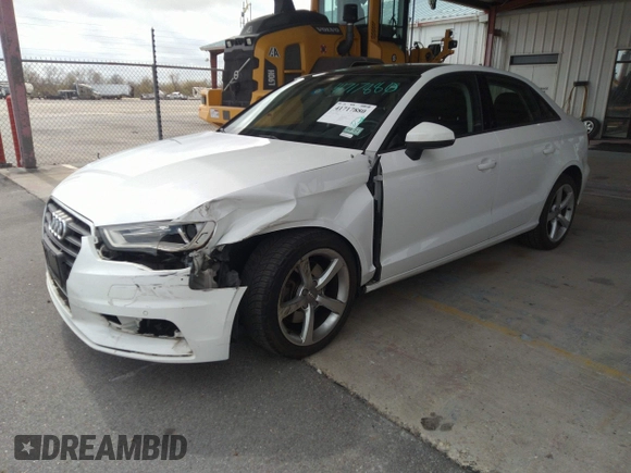 2016 Audi A3 1.8T Premium with VIN WAUA7GFF3G1032818, listed as a IAAI auction lot 41717880 with 96,982 mi miles. Bid and sale history available at carsss.com. Image 17.