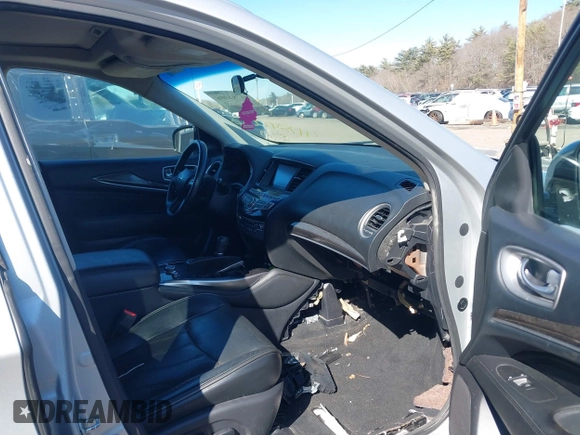 2013 Infiniti JX35 z VIN 5N1AL0MM1DC325491, wystawiony jako IAAI lot #41784006 z przebiegiem 168 557 mil mil oraz . Historia ofert i sprzedaży dostępna na DreamBid. Obrazek 5.