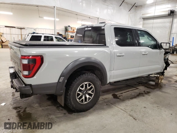 2023 Ford F-150 Raptor with VIN 1FTFW1RG2PFA95389, listed as a Copart auction lot 86298174 with 41,898 mi miles and Salvage Title. Bid and sale history available at DreamBid. Image 3.