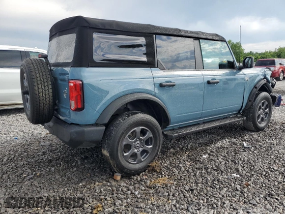 2021 Ford Bronco z VIN 1FMDE5BH0MLA96747, wystawiony jako Copart lot #57060985 z przebiegiem 37 048 mil mil oraz Szkoda całkowita • Salvage title. Historia ofert i sprzedaży dostępna na DreamBid. Obrazek 3.