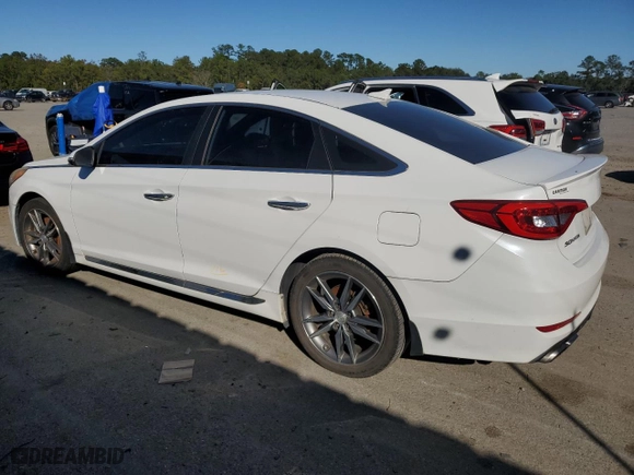 2015 Hyundai Sonata 2.0T Limited with VIN 5NPE34AB2FH070311, listed as a Copart auction lot 82017914 with 0 mi miles and Salvage Title. Bid and sale history available at carsss.com. Image 2.