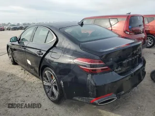 2023 Genesis G70 Sport Advanced with VIN KMTG54SE4RU137126, listed as a Copart auction lot 77976614 with 14,048 mi miles and Non Repairable. Bid and sale history available at DreamBid. Image 2.