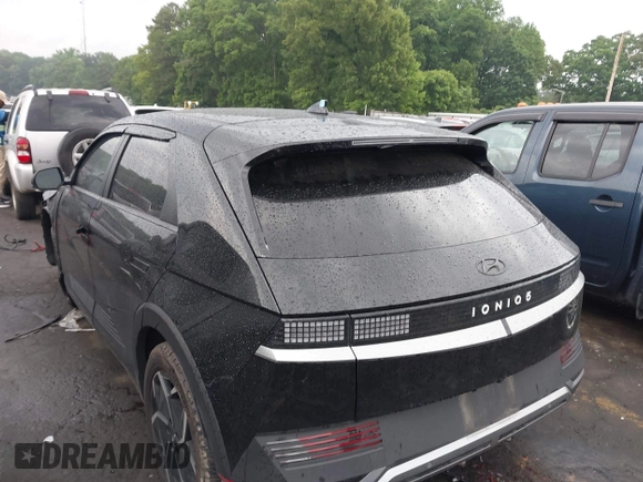 2024 Hyundai Ioniq 5 SEL with VIN KM8KN4DE1RU246645, listed as a IAAI auction lot 42163112 with 22,500 mi miles and . Bid and sale history available at DreamBid. Image 3.