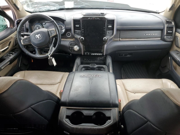 2019 Ram 1500 Limited with VIN 1C6SRFPT3KN700383, listed as a Copart auction lot 58071425 with Not provided miles and Salvage title. Bid and sale history available at DreamBid. Image 8.