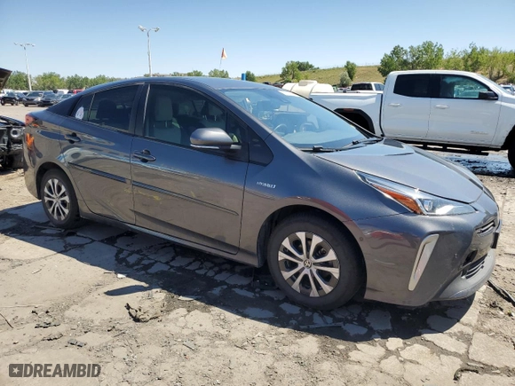 2022 Toyota Prius LE with VIN JTDL9MFU7N3037119, listed as a Copart auction lot 69156674 with 51,417 mi miles and Salvage Title. Bid and sale history available at carsss.com. Image 4.