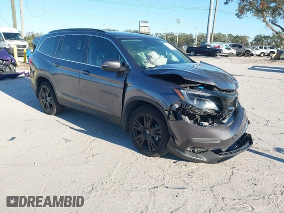 2022 Honda Pilot Special Edition with VIN 5FNYF5H25NB035016, listed as a IAAI auction lot 41248194 with 30,039 mi miles and . Bid and sale history available at DreamBid. Image 1.