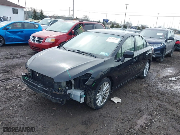 2012 Subaru Impreza Sedan 2.0i Premium with VIN JF1GJAD68CH026938, listed as a IAAI auction lot 41751422 with 138,638 mi miles. Bid and sale history available at carsss.com. Image 2.