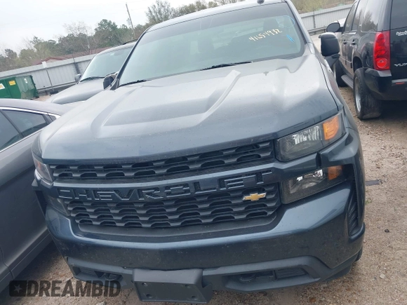 2020 Chevrolet Silverado 1500 Custom with VIN 1GCRWBEK7LZ195137, listed as a IAAI auction lot 41654932 with 54,420 mi miles. Bid and sale history available at carsss.com. Image 12.