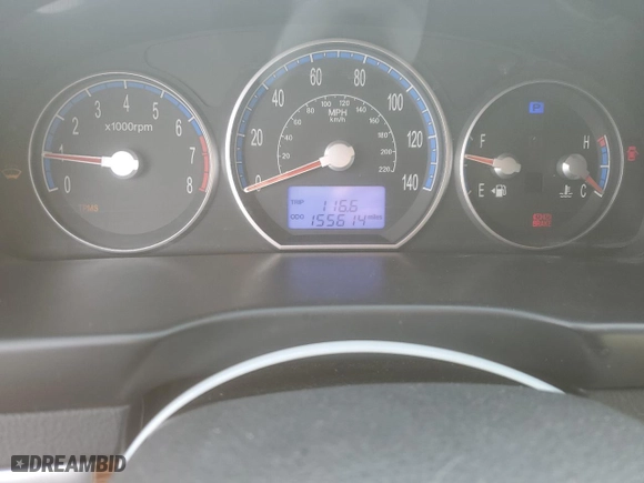 2009 Hyundai Santa Fe SE with VIN 5NMSH13E19H254859, listed as a Copart auction lot 50940985 with 155,614 mi miles and Salvage Title. Bid and sale history available at carsss.com. Image 9.