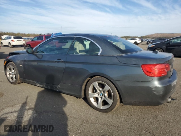 2011 BMW 3 Series 335i with VIN WBADX7C52BE581520, listed as a Copart auction lot 46274205 with 43,724 mi miles and Salvage Title. Bid and sale history available at carsss.com. Image 2.