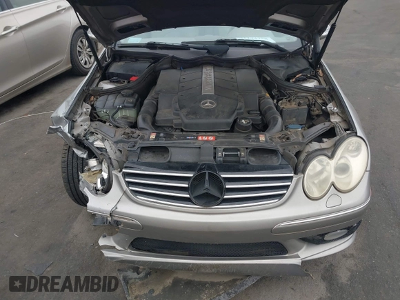 2005 Mercedes-Benz CLK 500 with VIN WDBTK75GX5T045909, listed as a IAAI auction lot 41173758 with 195,597 mi miles and . Bid and sale history available at DreamBid. Image 10.