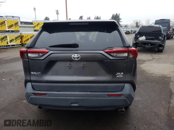 2019 Toyota RAV4 XLE with VIN 2T3P1RFV8KC008141, listed as a Copart auction lot 88732985 with Not Provided miles and Salvage Title. Bid and sale history available at DreamBid. Image 6.