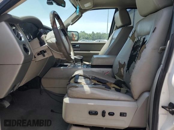 2007 Ford Expedition EL Limited with VIN 1FMFK19507LA74774, listed as a Copart auction lot 53813094 with 182,161 mi miles and Salvage Title. Bid and sale history available at carsss.com. Image 7.
