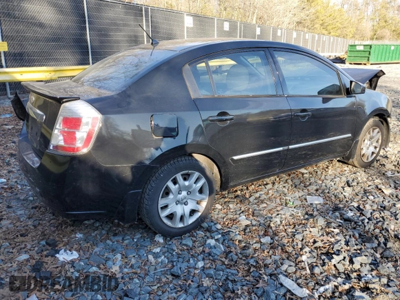 2012 Nissan Sentra S with VIN 3N1AB6AP0CL705307, listed as a Copart auction lot 46669765 with 130,151 mi miles and Salvage Title. Bid and sale history available at DreamBid. Image 3.