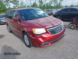 2014 Chrysler Town & Country Touring with VIN 2C4RC1BGXER218474, listed as a IAAI auction lot 42008374 with 72,686 mi miles. Bid and sale history available at carsss.com. Image 1.