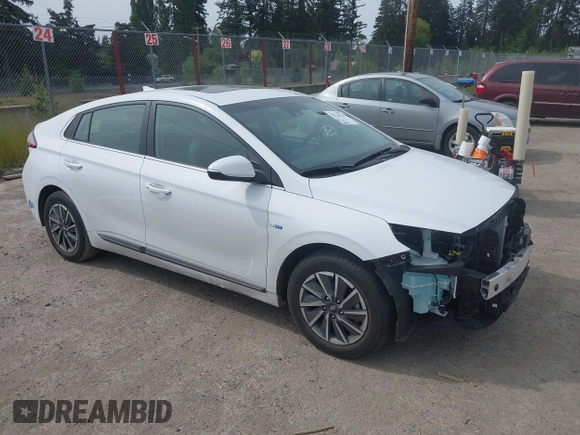 2020 Hyundai Ioniq Limited with VIN KMHC85LJ6LU063460, listed as a IAAI auction lot 42228525 with 31,899 mi miles and . Bid and sale history available at DreamBid. Image 1.