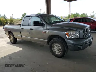 2008 Dodge Ram 2500 SLT with VIN 3D7KR28A28G135341, listed as a Copart auction lot 68936074 with 191,396 mi miles and Salvage Title. Bid and sale history available at carsss.com. Image 4.