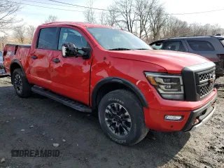 2021 Nissan Titan Pro-4X with VIN 1N6AA1ED1MN511189, listed as a Copart auction lot 46675015 with 51,162 mi miles and Non repairable. Bid and sale history available at DreamBid. Image 4.