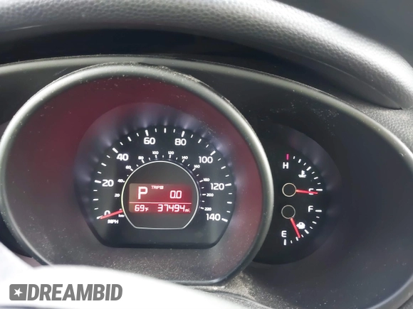 2016 Kia Soul with VIN KNDJN2A23G7397304, listed as a IAAI auction lot 41795662 with 37,494 mi miles. Bid and sale history available at carsss.com. Image 7.