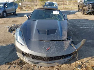 2017 Chevrolet Corvette Z06 1LZ with VIN 1G1YN2D61H5603528, listed as a IAAI auction lot 41679883 with 1 mi miles. Bid and sale history available at carsss.com. Image 12.