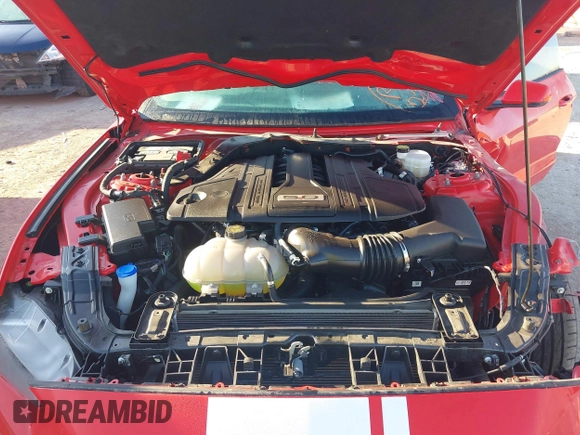 2022 Ford Mustang GT with VIN 1FA6P8CF7N5136548, listed as a IAAI auction lot 41661447 with 18,254 mi miles and . Bid and sale history available at DreamBid. Image 10.