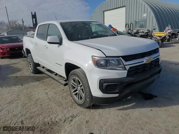 2021 Chevrolet Colorado 2WD Work Truck with VIN 1GCGSBEA2M1192933, listed as a Copart auction lot 83776604 with 67,846 mi miles and Salvage Title. Bid and sale history available at carsss.com. Image 11.