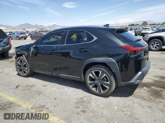 2020 Lexus UX 200 with VIN JTHX3JBH4L2029894, listed as a Copart auction lot 53101095 with 44,695 mi miles and Salvage title. Bid and sale history available at DreamBid. Image 2.