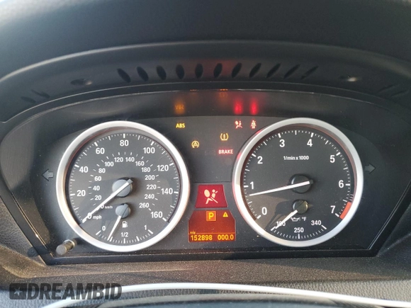 2009 BMW 6 Series 650i with VIN WBAEB535X9C224051, listed as a Copart auction lot 46105185 with 152,898 mi miles and Salvage Title. Bid and sale history available at carsss.com. Image 9.