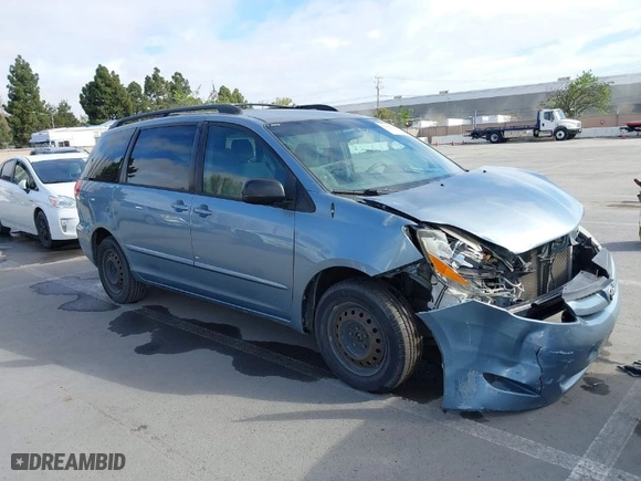 2010 Toyota Sienna CE with VIN 5TDKK4CC3AS327684, listed as a IAAI auction lot 41982390 with 219,359 mi miles. Bid and sale history available at carsss.com. Image 1.