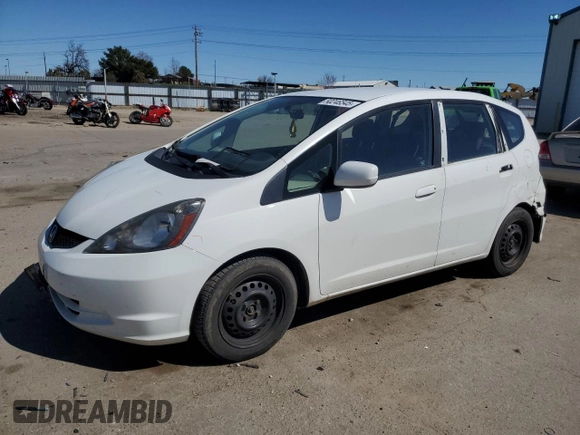 2013 Honda Fit with VIN JHMGE8H35DC015111, listed as a Copart auction lot 50246545 with 117,264 mi miles and Salvage Title. Bid and sale history available at carsss.com. Image 1.