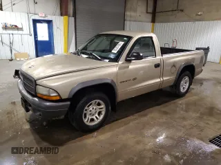 2002 Dodge Dakota with VIN 1B7FL16X82S590323, listed as a Copart auction lot 85287884 with 61,722 mi miles and Salvage Title. Bid and sale history available at carsss.com. Image 1.