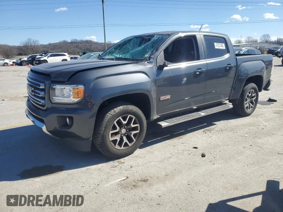 2016 GMC Canyon 4WD SLE with VIN 1GTG6CE35G1151048, listed as a Copart auction lot 47221485 with 47,373 mi miles and Salvage Title. Bid and sale history available at carsss.com. Image 1.