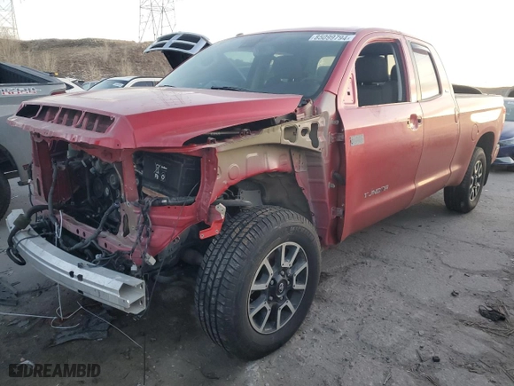 2018 Toyota Tundra 4WD SR with VIN 5TFUY5F18JX727435, listed as a Copart auction lot 85099794 with 54,942 mi miles and Salvage Title. Bid and sale history available at carsss.com. Image 1.