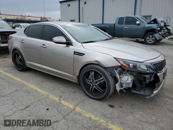 2015 Kia Optima LX with VIN KNAGM4A71F5529133, listed as a Copart auction lot 48345335 with 90,671 mi miles and Salvage Title. Bid and sale history available at carsss.com. Image 4.