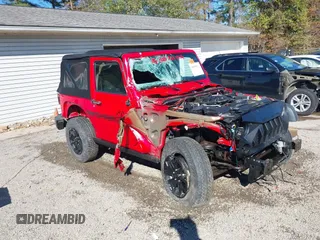 2015 Jeep Wrangler Sport with VIN 1C4AJWAG3FL606500, listed as a IAAI auction lot 40596072 with 110,344 mi miles. Bid and sale history available at carsss.com. Image 1.