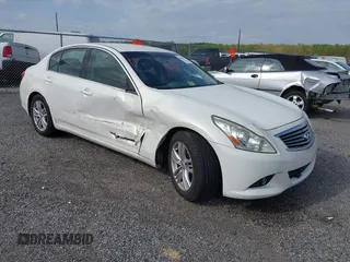 2011 Infiniti G37 Sedan Journey with VIN JN1CV6AP3BM505851, listed as a IAAI auction lot 42072092 with 27,346 mi miles. Bid and sale history available at carsss.com. Image 1.