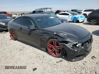 2014 BMW 4 Series 428i with VIN WBA3N7C58EF718718, listed as a Copart auction lot 60434345 with 118,179 mi miles and Salvage title. Bid and sale history available at DreamBid. Image 4.