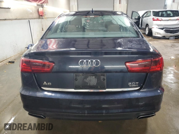 2017 Audi A6 Premium with VIN WAUF8AFC0HN046384, listed as a Copart auction lot 50129315 with 125,262 mi miles and Salvage Title. Bid and sale history available at carsss.com. Image 6.