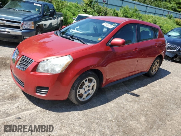 2009 Pontiac Vibe w/1SB with VIN 5Y2SP670X9Z446730, listed as a Copart auction lot 65626074 with 132,386 mi miles and Clean Title. Bid and sale history available at carsss.com. Image 1.
