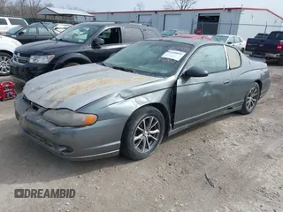 2005 Chevrolet Monte Carlo LS with VIN 2G1WW12EX59310959, listed as a IAAI auction lot 41690059 with 266,740 mi miles. Bid and sale history available at carsss.com. Image 2.