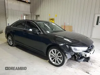 2019 Audi A4 Premium z VIN WAUDNAF44KN018264, wystawiony jako Copart lot #49462545 z przebiegiem 78 627 mil mil oraz Czysty tytuł • Clean title. Historia ofert i sprzedaży dostępna na DreamBid. Obrazek 4.