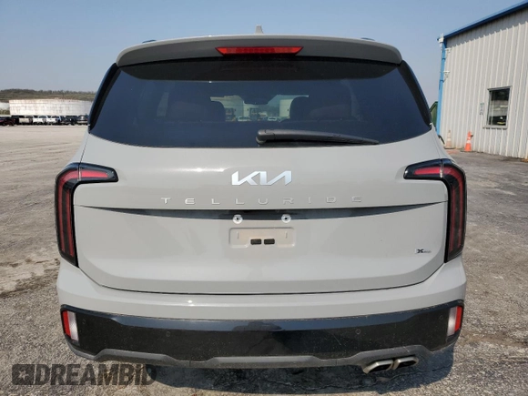 2024 Kia Telluride EX with VIN 5XYP3DGC1RG468629, listed as a Copart auction lot 52017455 with 29,267 mi miles and Salvage Title. Bid and sale history available at carsss.com. Image 6.
