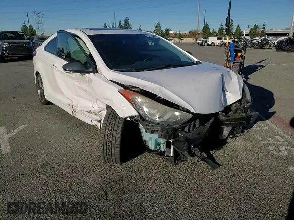 2013 Hyundai Elantra Coupe SE with VIN KMHDH6AE3DU012337, listed as a Copart auction lot 80048884 with 171,714 mi miles and Salvage Title. Bid and sale history available at carsss.com. Image 10.