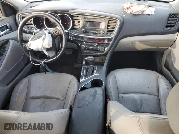 2015 Kia Optima EX with VIN 5XXGN4A77FG406786, listed as a Copart auction lot 87642785 with 177,177 mi miles and Salvage Title. Bid and sale history available at carsss.com. Image 8.