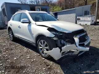 2017 Infiniti QX50 z VIN JN1BJ0RR6HM407304, wystawiony jako Copart lot #52094425 z przebiegiem 51 230 mil mil oraz Szkody całkowita. Historia ofert i sprzedaży dostępna na DreamBid. Obrazek 4.