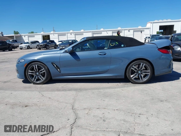 2022 BMW 8 Series 840i with VIN WBADZ4C02NCH76601, listed as a IAAI auction lot 41828172 with 23,168 mi miles. Bid and sale history available at carsss.com. Image 14.