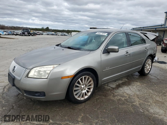 2008 Mercury Milan Premier with VIN 3MEHM081X8R602631, listed as a Copart auction lot 86827834 with 81,923 mi miles and Non repairable. Bid and sale history available at DreamBid. Image 1.