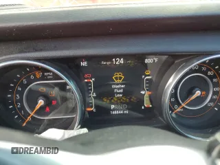 2018 Jeep Wrangler Unlimited Sahara with VIN 1C4HJXEG9JW146717, listed as a Copart auction lot 55062845 with 148,844 mi miles and Salvage title. Bid and sale history available at DreamBid. Image 9.