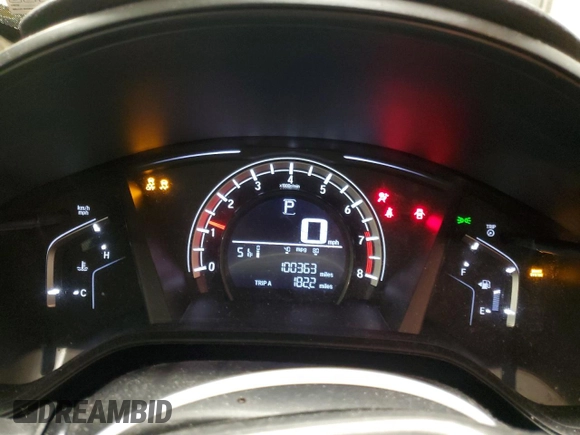 2017 Honda CR-V LX with VIN 2HKRW6H33HH201221, listed as a Copart auction lot 51617305 with 100,363 mi miles and Salvage Title. Bid and sale history available at carsss.com. Image 9.